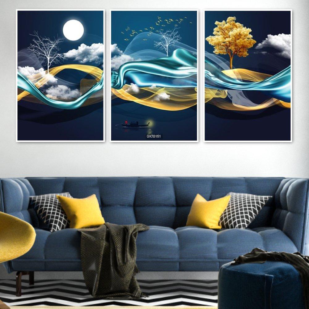 Tranh Canvas Treo Tường Thuyền Vượt Ngân Hà