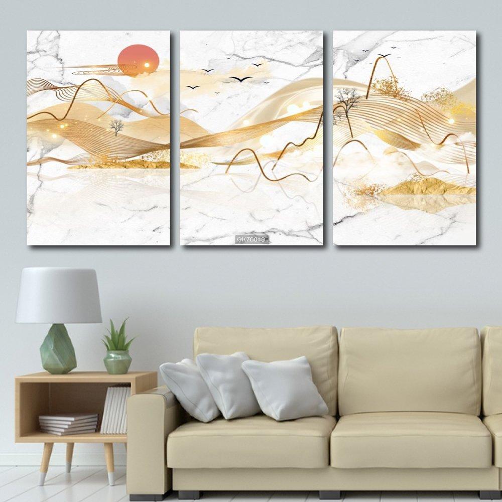 Tranh Canvas Treo Tường Núi Non Hữu Tình