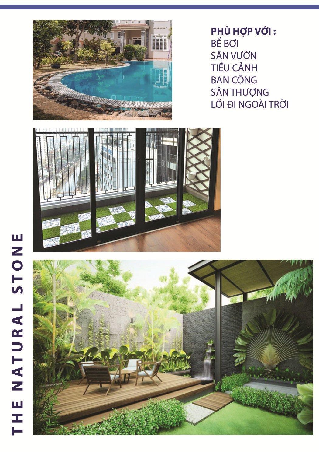 Sàn vỉ đá tự nhiên