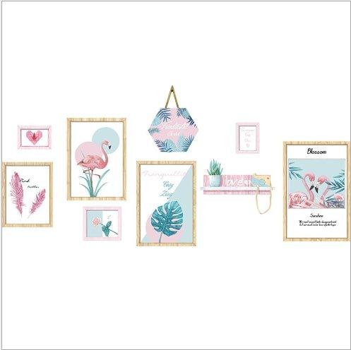 Decal dán tường bộ khung ảnh
