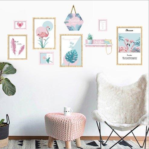 Decal dán tường bộ khung ảnh