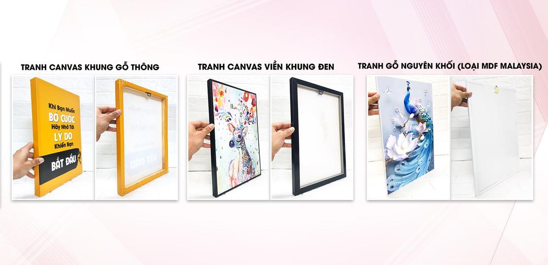 Bộ Tranh Tứ Quý Tùng Cúc Trúc Mai