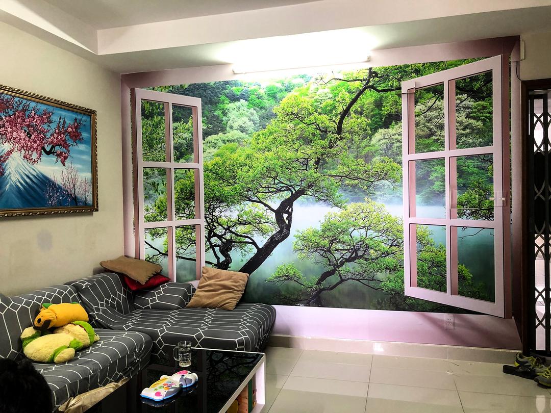 Tranh Dán Tường Cây Xương Rồng