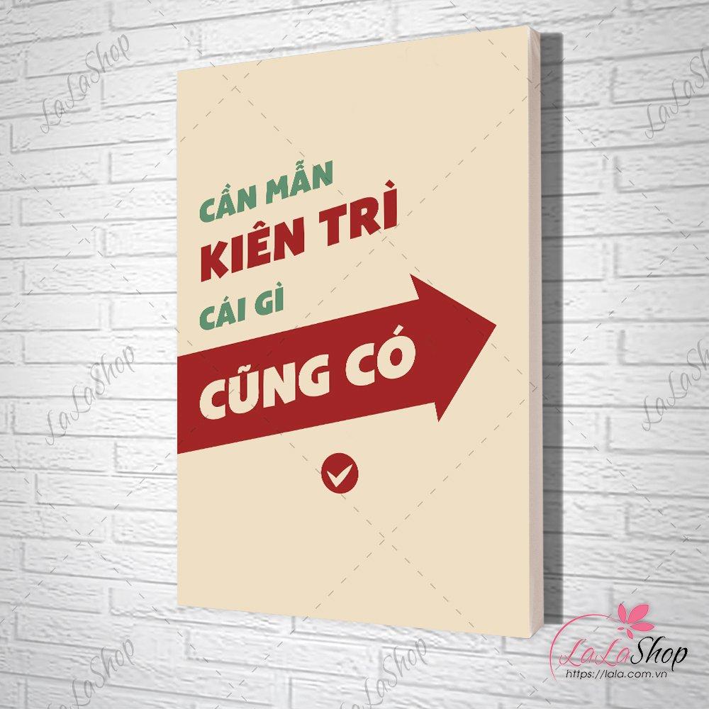 Tranh treo tường cần mẫn kiên trì cái gì cũng có 2