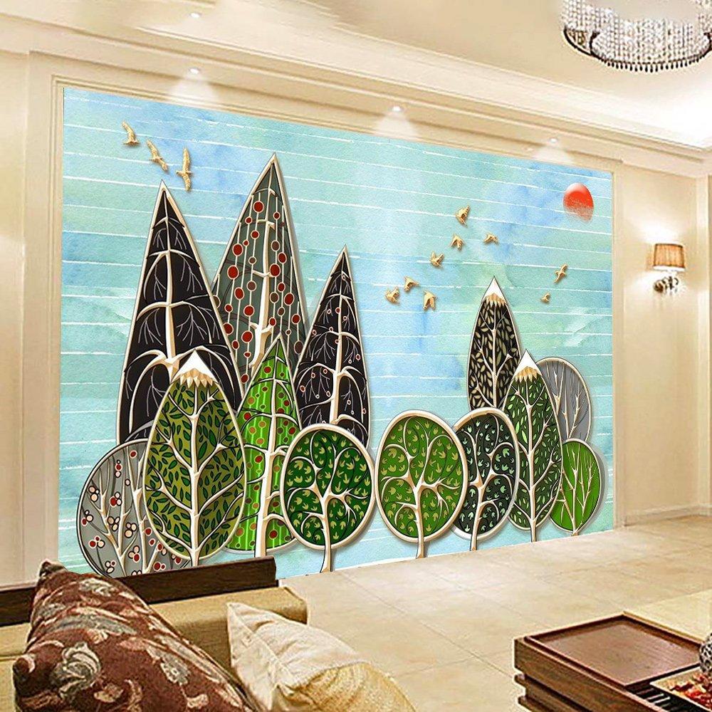 Tranh dán tường phong cảnh nghệ thuật