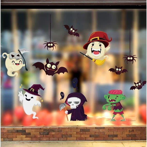 Decal dán tường trang trí lễ hội halloween