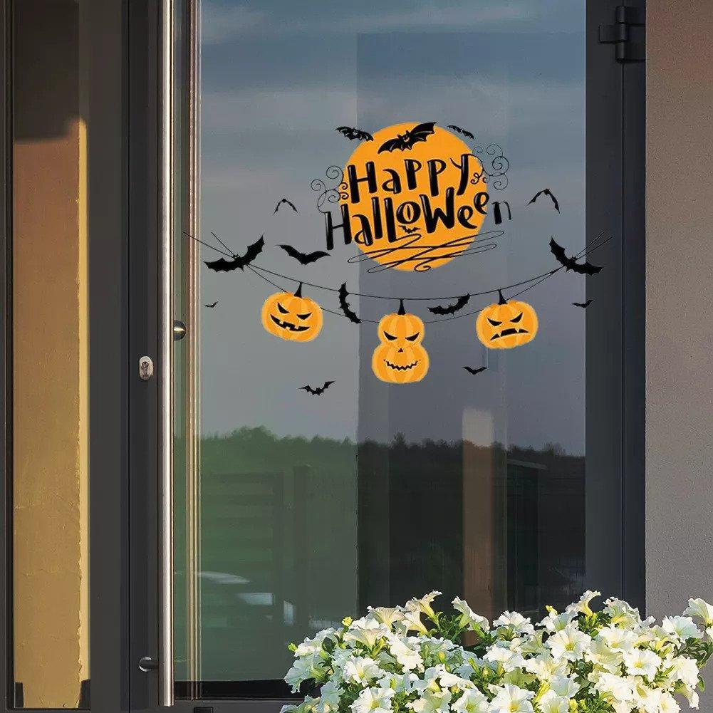 Decal trang trí halloween happy halloween