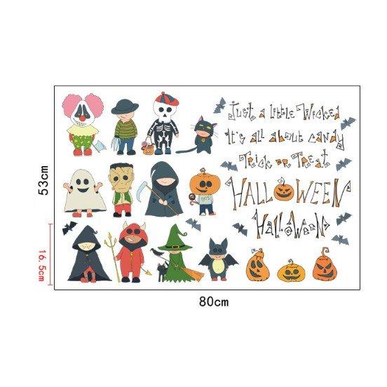 Decal trang trí halloween lễ hội halloween