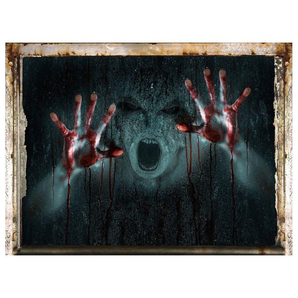 Decal trang trí halloween hồn ma máu