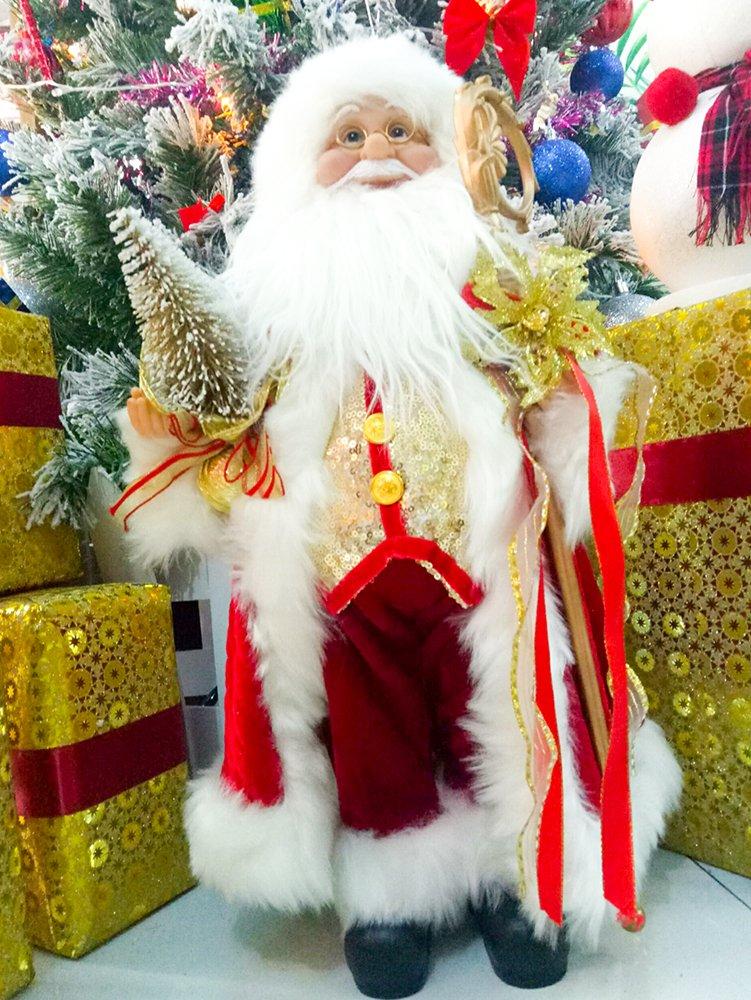 Mô hình ông già noel cao 3 tất trang trí tiểu cảnh