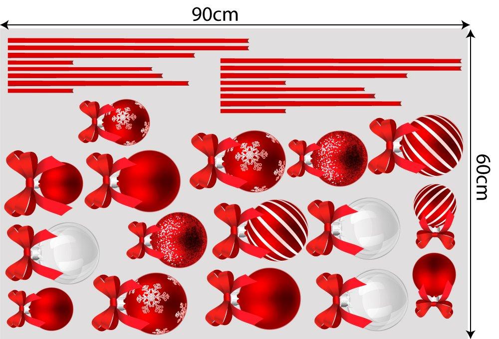 Decal trang trí dây treo quả châu 2