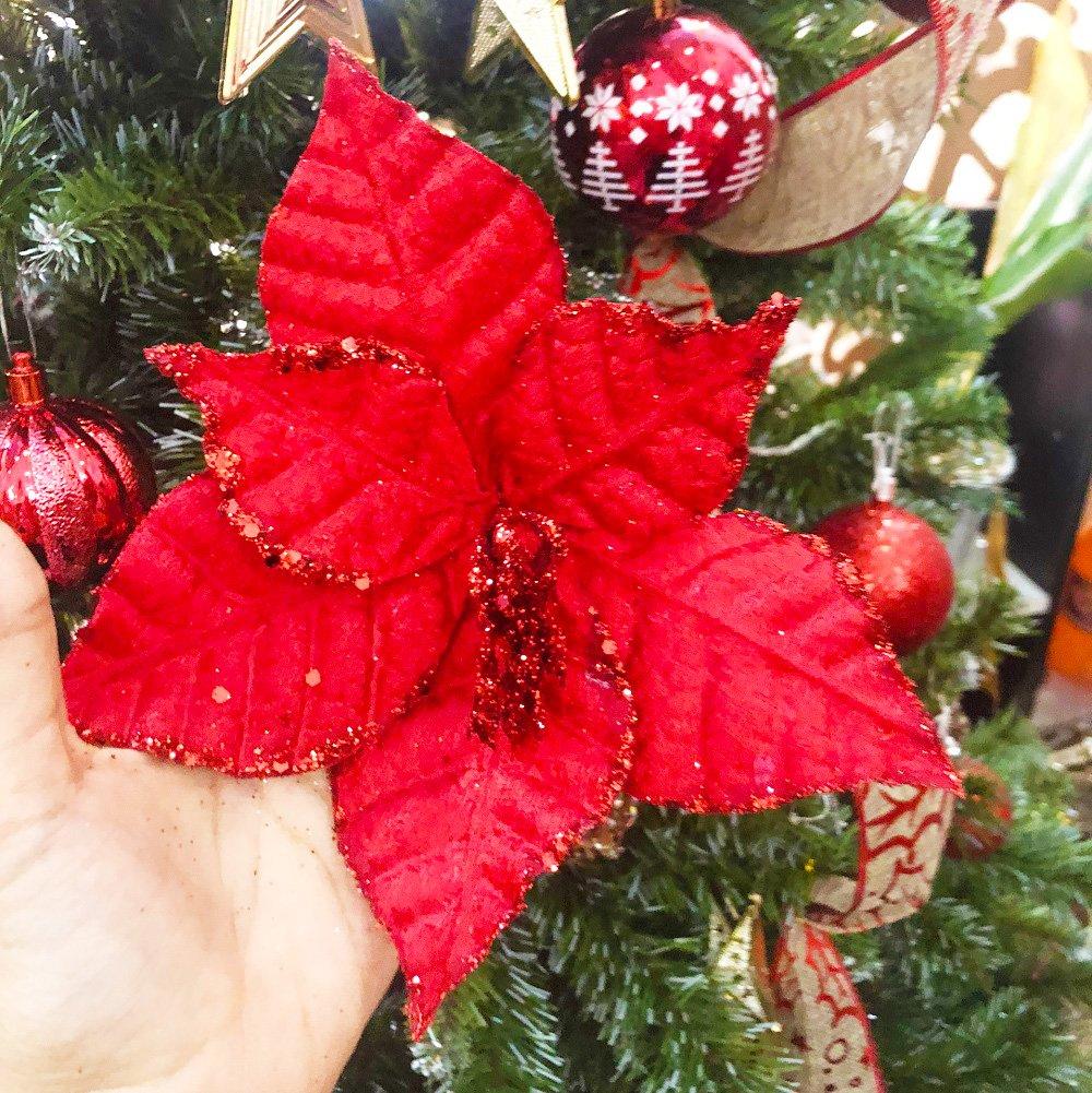 Đồ trang trí noel lá trang trí cây thông