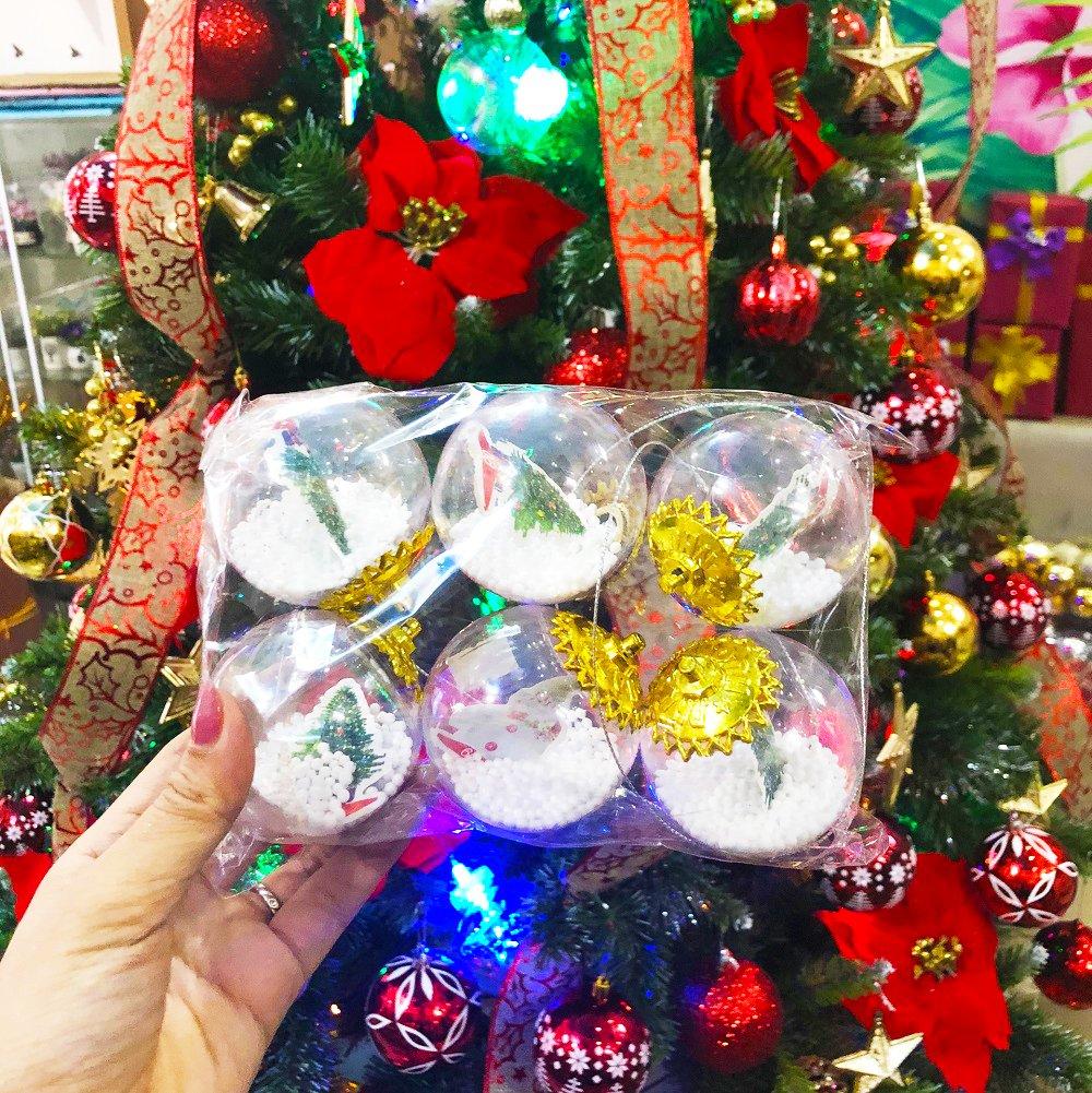 Đồ trang trí noel quả cầu tuyết