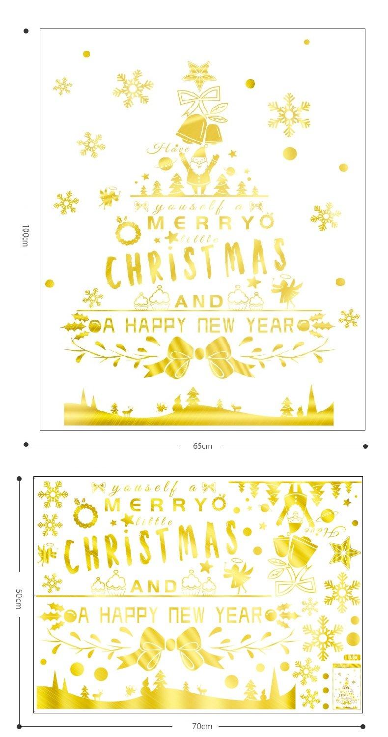 Decal trang trí Merry little Christmas 2021