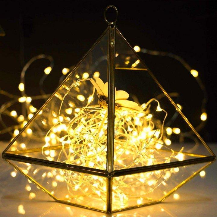 Đèn led đom đóm 2m sử dụng pin