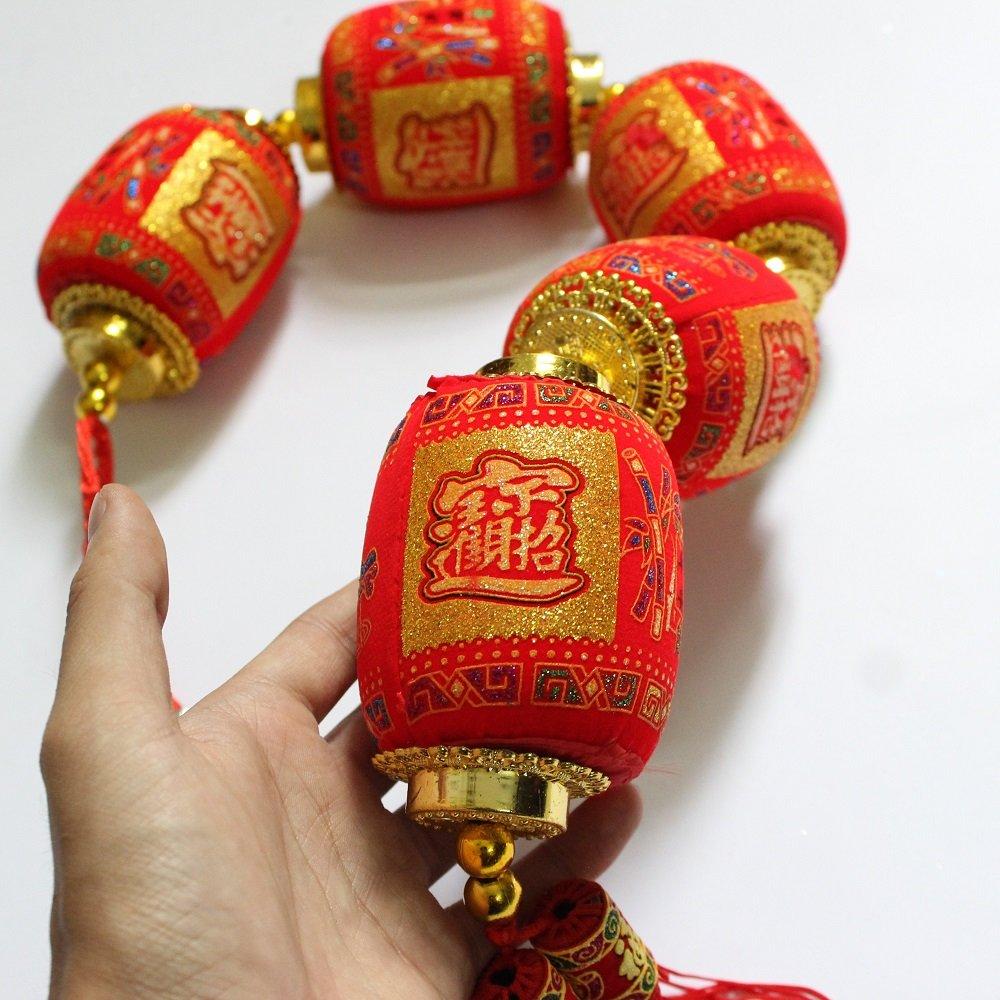 Đèn lồng đỏ chữ nhật trang trí tết