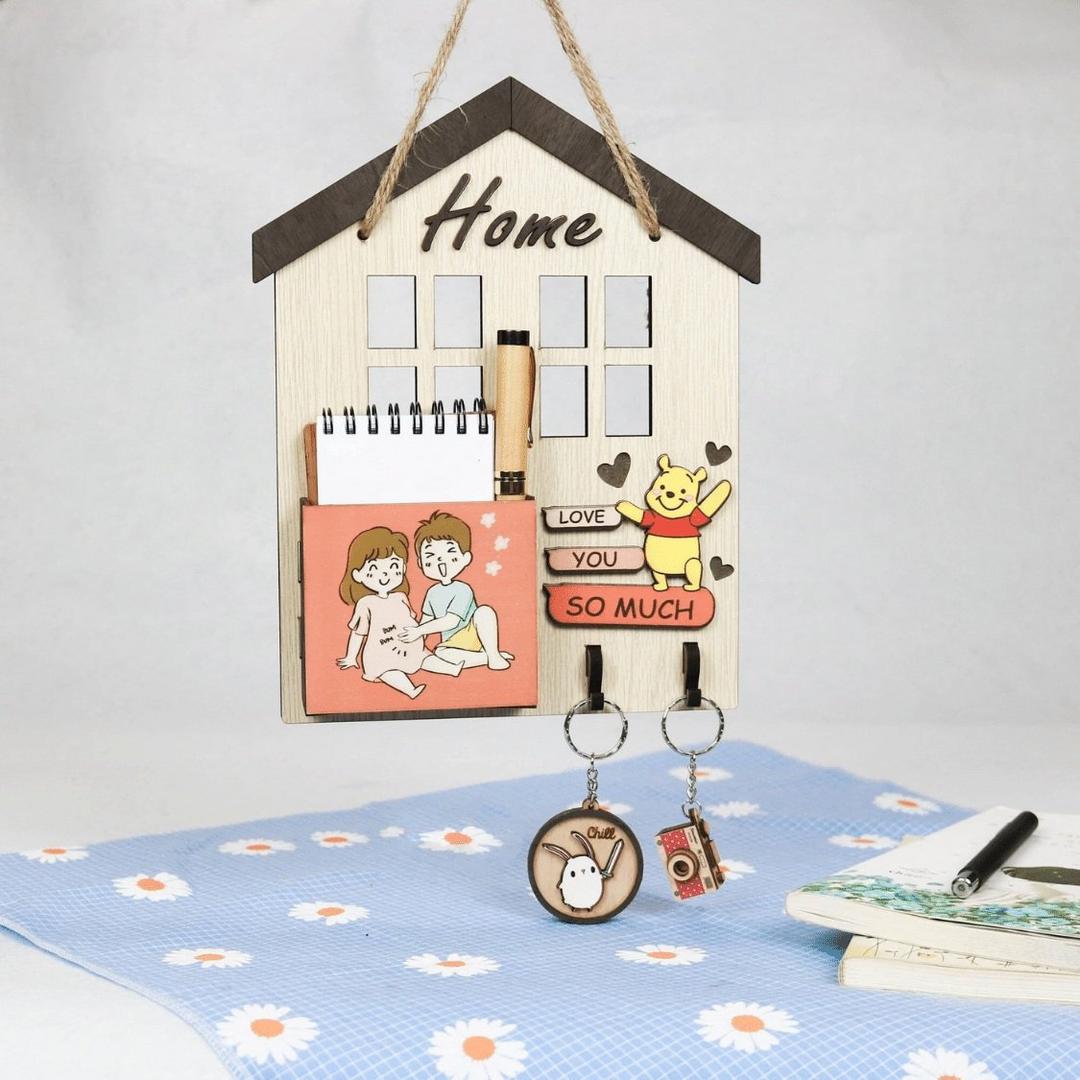 Bảng treo handmade Home love you so much