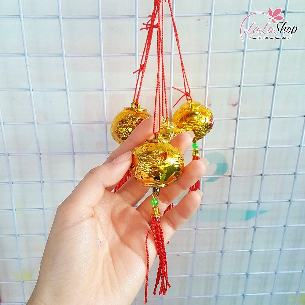 Đèn lồng vàng mini trang trí tết