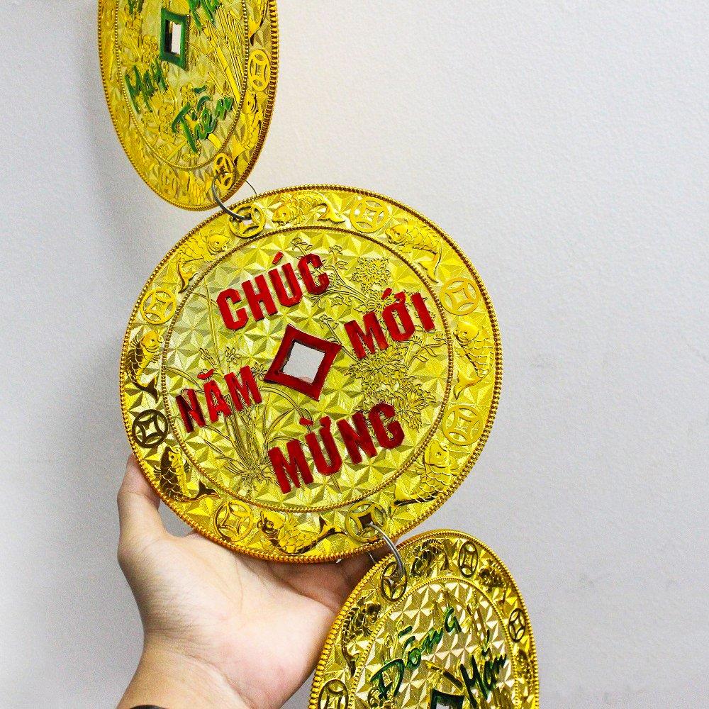 Dây lộc treo trang trí tết Đồng tiền may mắn 05