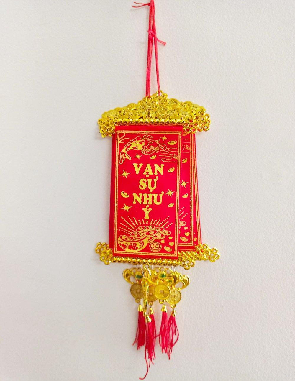 Liễn câu chúc trang trí tết Vạn sự như ý 09