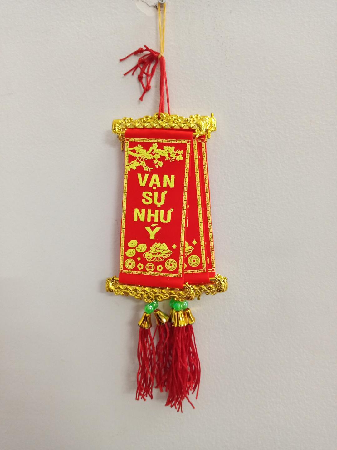 Liễn Mini Hoa Mai Vàng Vạn sự như ý