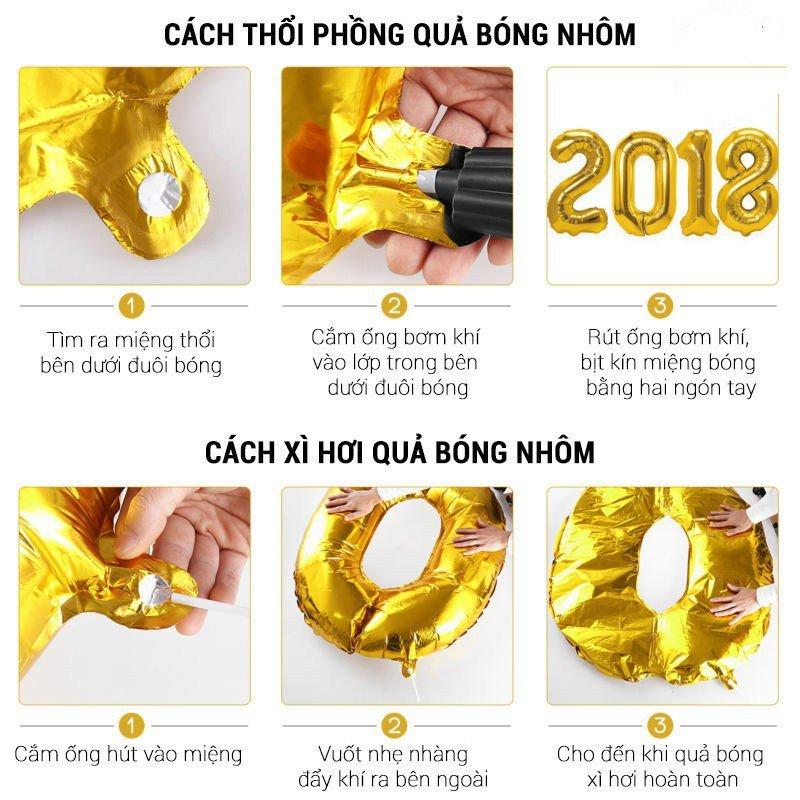 Set Bóng Trang Trí Sinh Nhật Happy Birthday tiểu công chúa 02