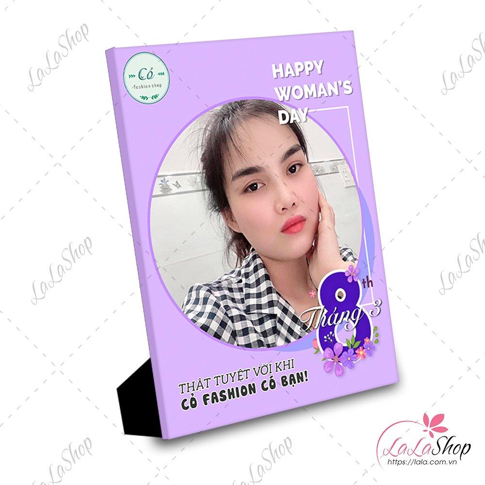 Tranh để bàn 8/3 theo yêu cầu
