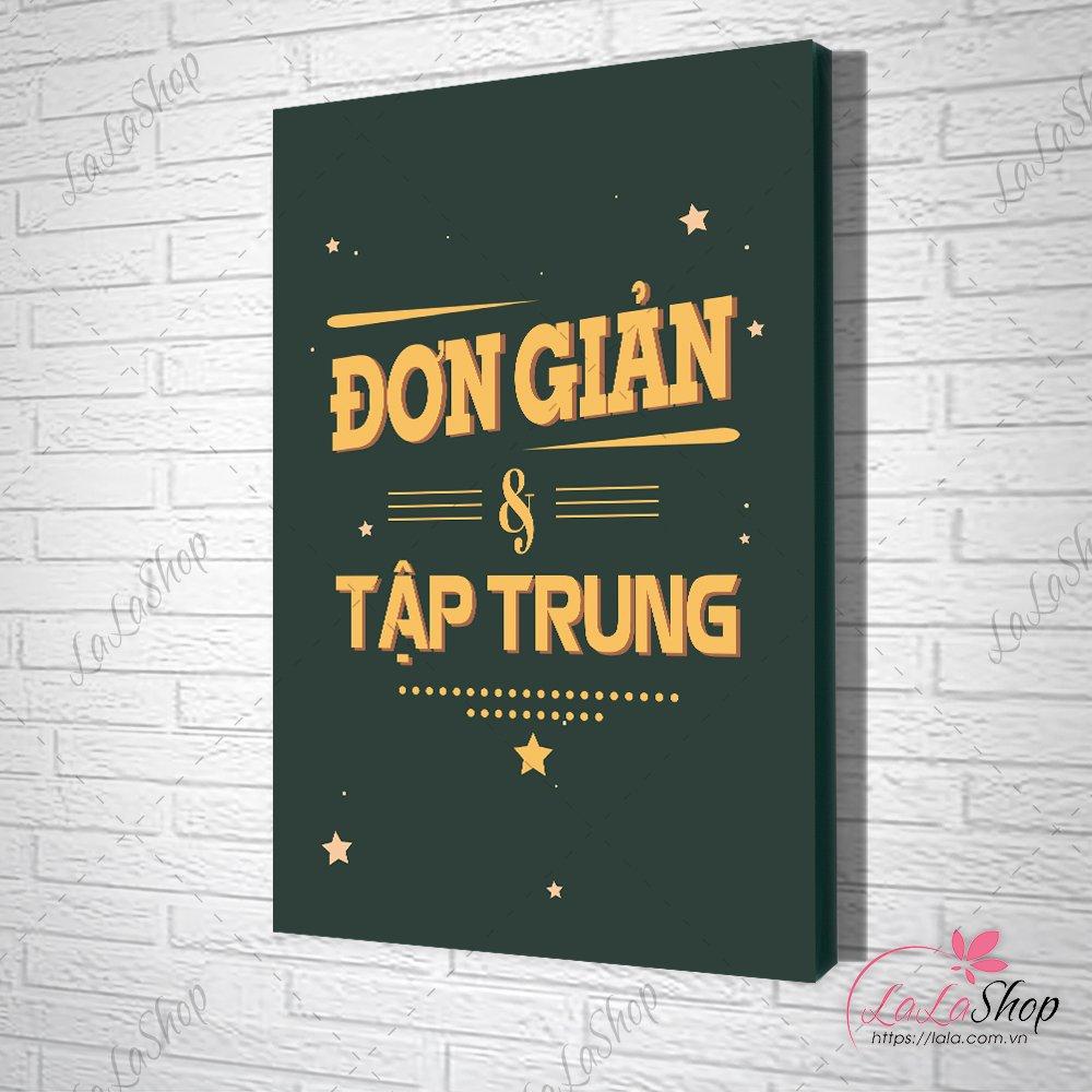 Tranh Văn Phòng Đơn Giản Và Tập Trung