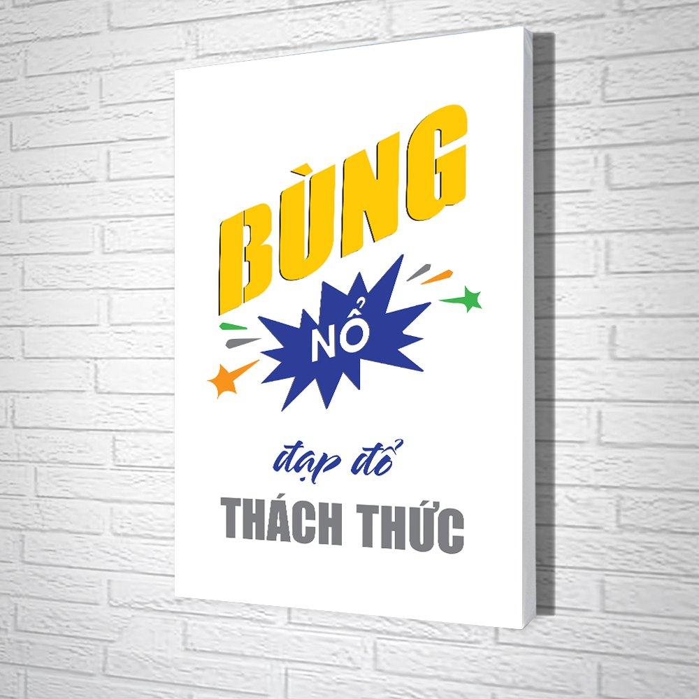 Tranh Văn Phòng Bùng Nổ Đạp Đổ Thách Thức