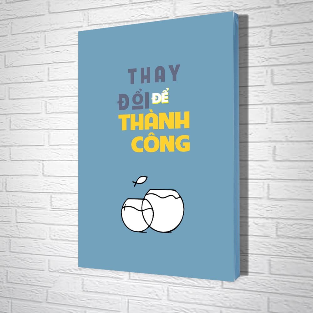 Tranh Văn Phòng Thay Đổi Để Thành Công