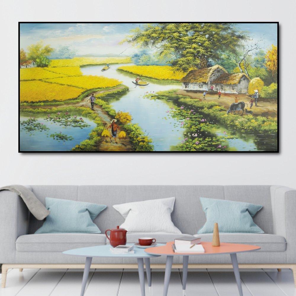 Tranh treo tường cảnh thôn quê 2