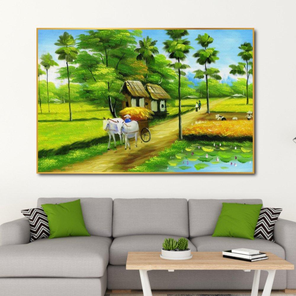 Tranh treo tường con đường quê 3