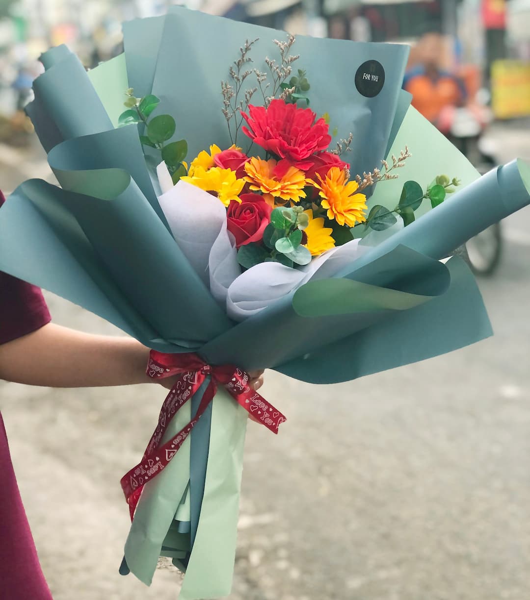 Bó hoa sáp thơm quà tặng mừng tốt nghiệp