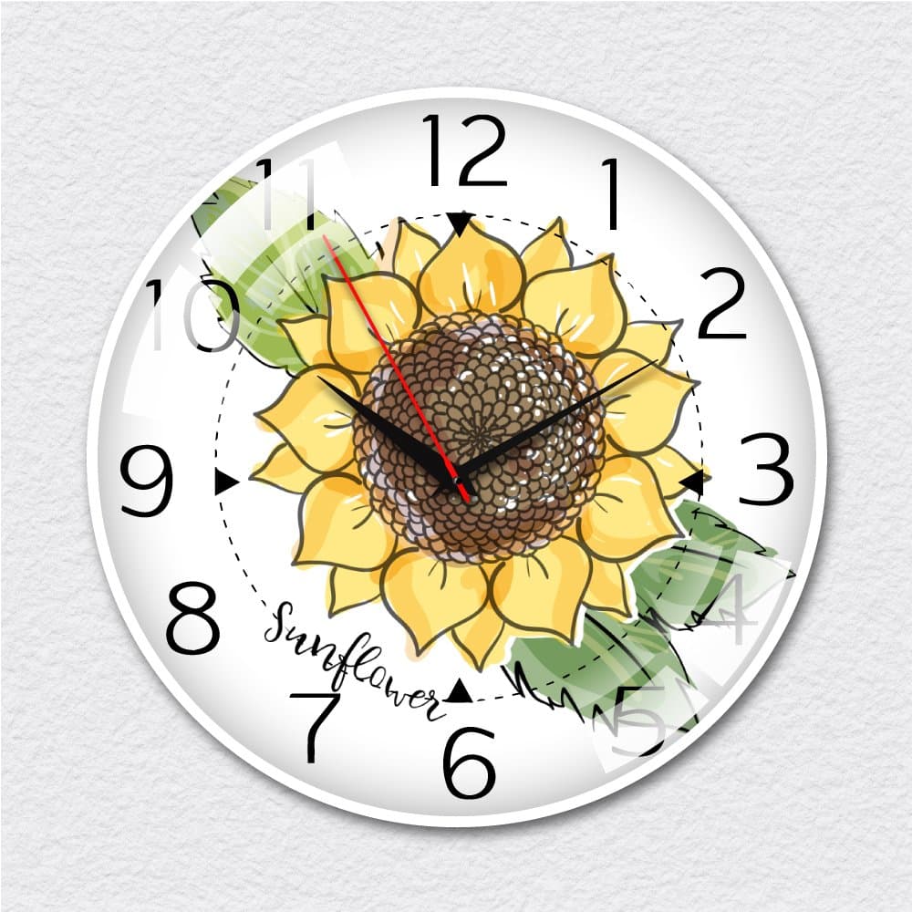 Đồng hồ vintage hoa hướng dương 4