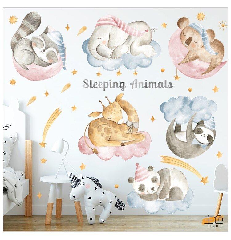 Decal dán tường sleeping animal