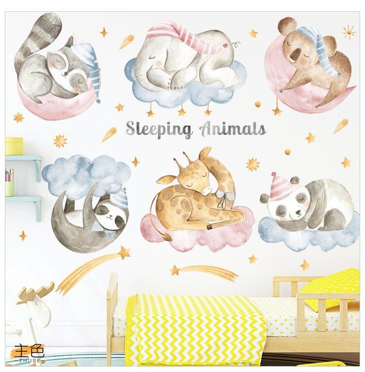 Decal dán tường sleeping animal