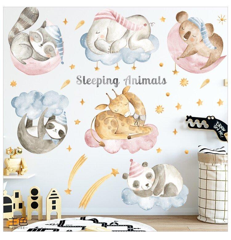 Decal dán tường sleeping animal