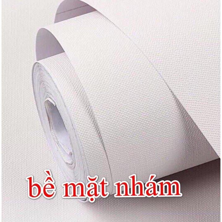 Giấy Dán Tường Màu Đen Trắng Nhám Cuộn 0,45x10m