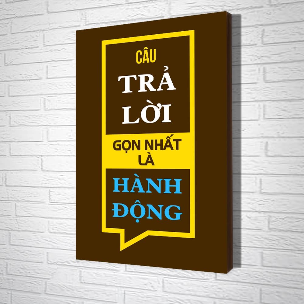 Tranh Văn Phòng Câu Trả Lời Gọn Nhất Là Hành Động