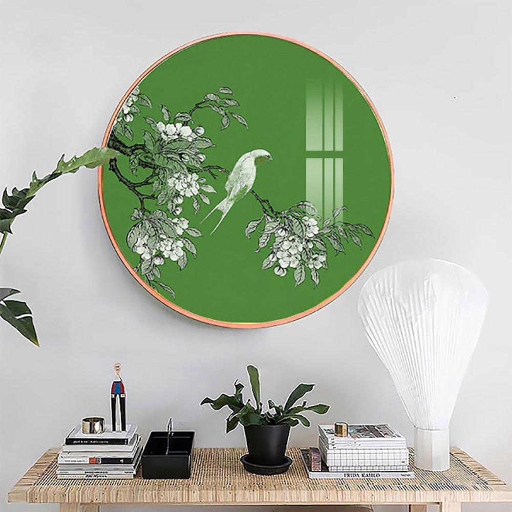 Tranh Tròn Tráng Gương Chim Én Nghệ Thuật 6