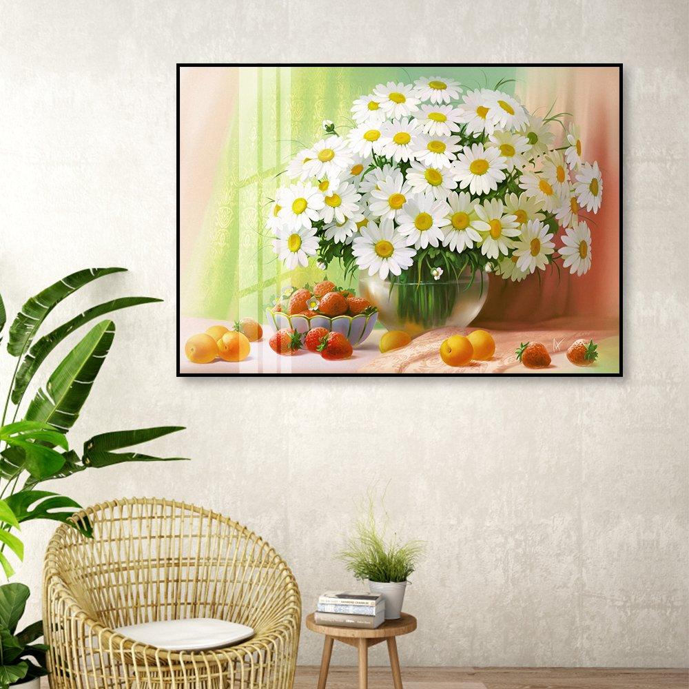 Tranh Treo Tường Cúc Trắng Tinh Khôi 2