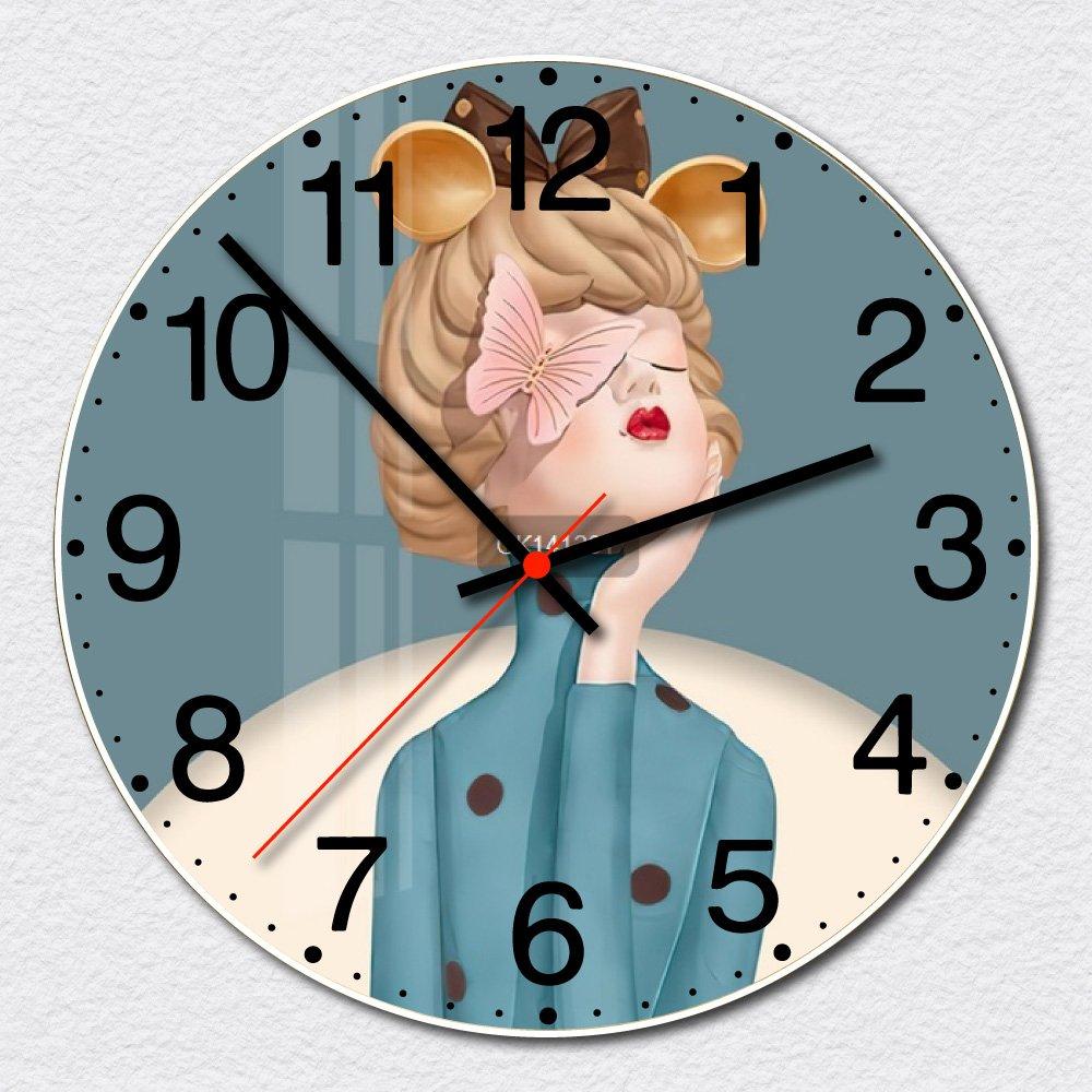 Đồng Hồ Vintage Cô Bé Và Bươm Bướm