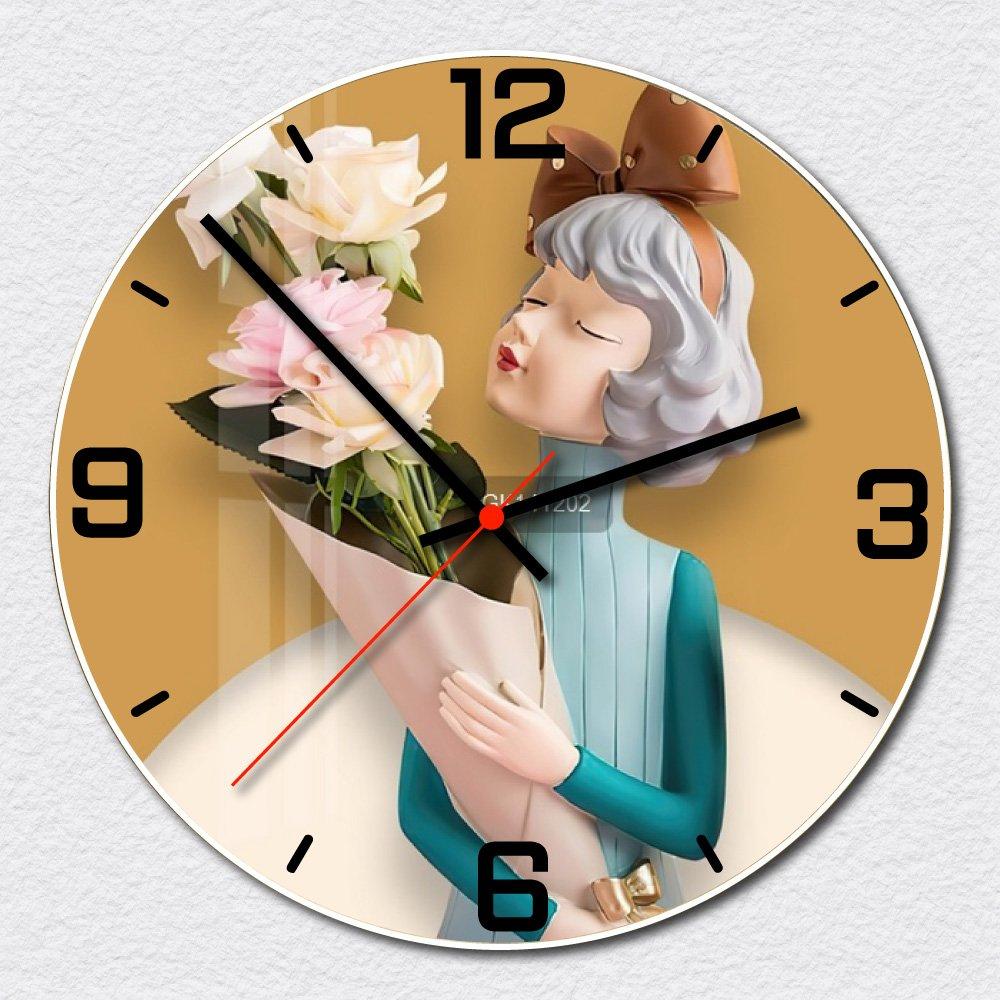 Đồng Hồ Vintage Cô Gái Và Hoa Hồng 3