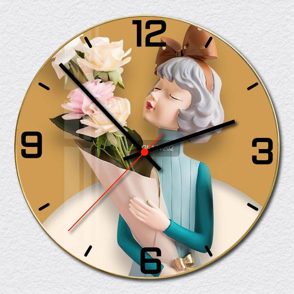 Đồng Hồ Vintage Cô Gái Và Hoa Hồng 3