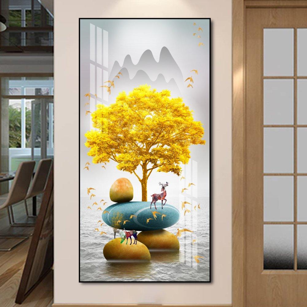 Tranh Treo Tường Cây Vàng Tài Lộc