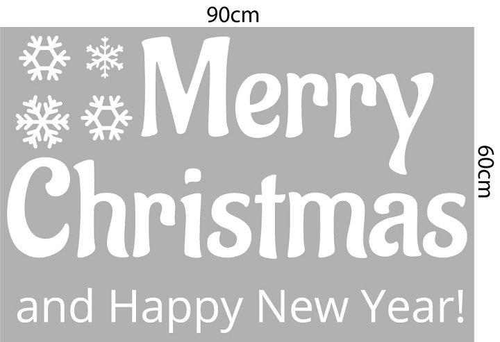 Combo decal trang trí noel đoàn tàu vui vẻ