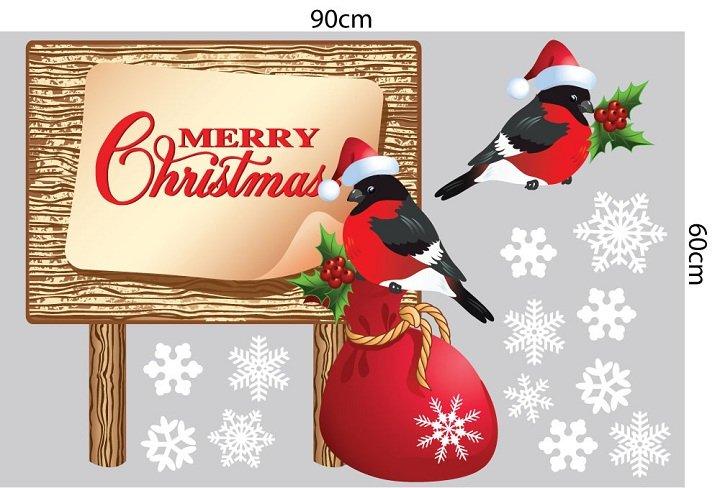 Combo decal trang trí noel ấm áp đêm giáng sinh 2