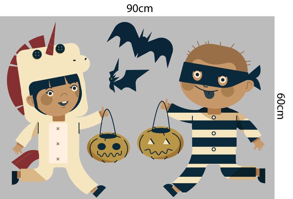 Decal trang trí Halloween lễ hội bóng ma