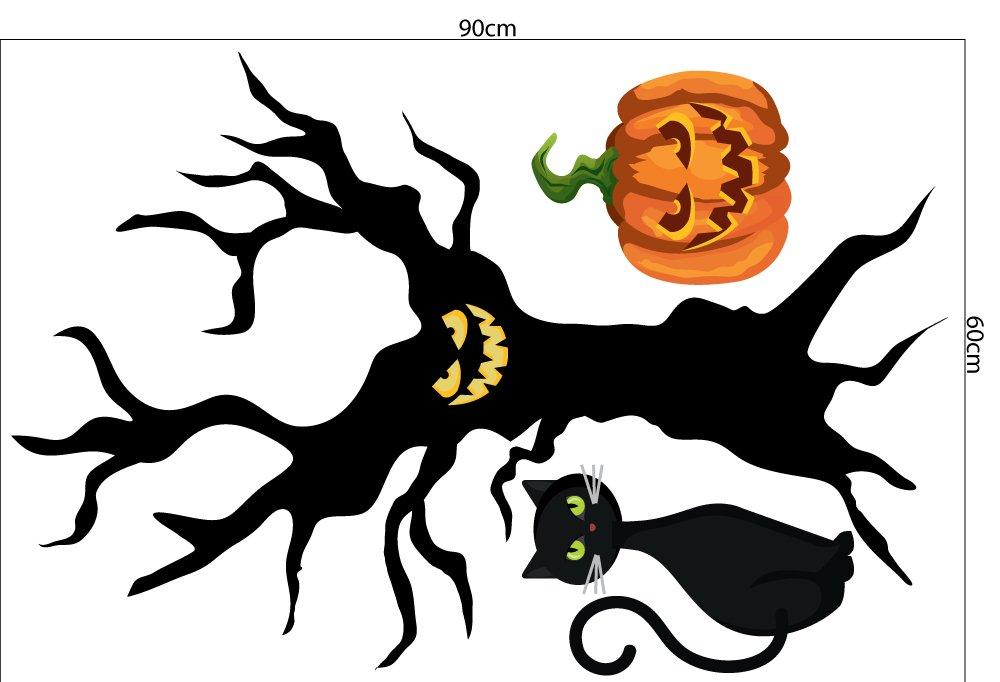 Decal trang trí Halloween Trick or Treat