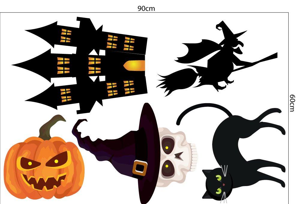 Decal trang trí Halloween Trick or Treat